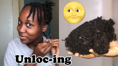 You’ve had your locs for a while and now, you are ready for change. The simplest way is to cut off your locs which is what most people do but you can also comb them out. That way, you can still maintain good hair length. #combingoutlocs #postlocs #locjourney #howtocomboutlocs Coming Out Locs, Comb Out Locs Before And After, Combing My Locs Out, Comb Out Locs, Low Porosity 4c Hair, Loc Count, Low Porosity, Ready For Change, 4c Hair