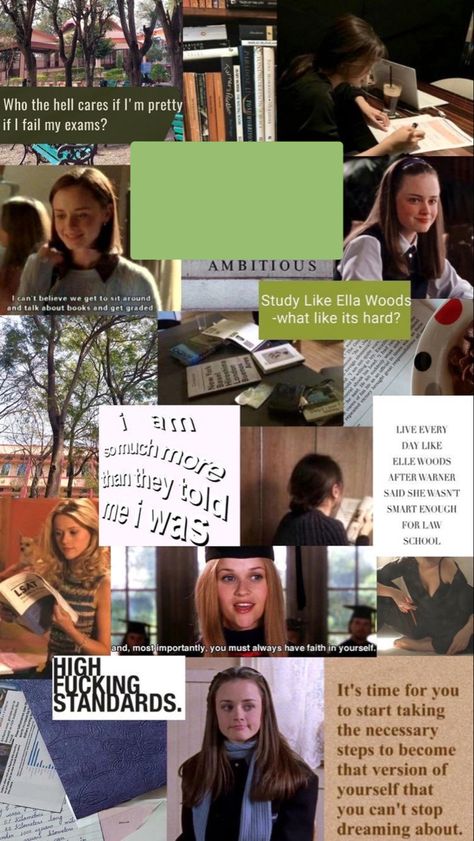 #gilmoregirls #rorygilmore #loreleigilmore #lukes #iphone #lockscreen #ios16 #homescreen #aesthetic #academic #falltheme #background #wallpaper #tvshow Rory Gilmore Journal, Photowall Ideas, Studera Motivation, Law School Inspiration, College Motivation, School Goals, Vision Board Wallpaper, Study Board, Study Motivation Video