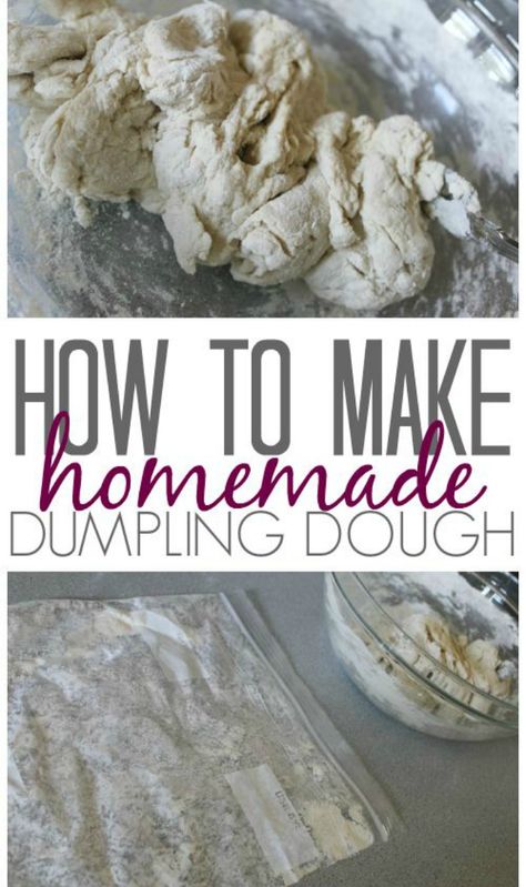 Homemade Chicken and Dumplings Recipe! A Quick and Easy Freezer Meal Idea for Family Dinner Night! Fall and Winter Chicken Recipe with Dumplings from Scratch! Easy Dumplings For Chicken And Dumplings, Amish Muffins, Homemade Dumpling Dough, Homemade Dumplings Dough, Dumplings Dough, Homemade Chicken And Dumplings Recipe, Dumplings Recipes, Chicken Freezer, Dumpling Recipes