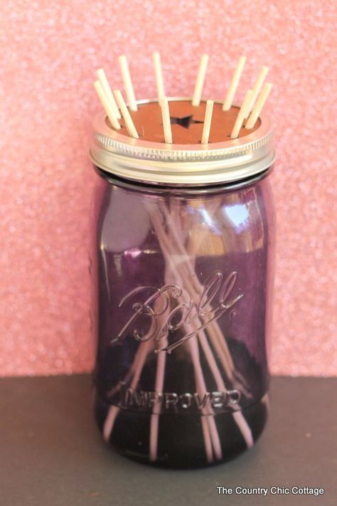 Reed Diffuser Gift in a Jar Gift In A Jar, Cottage Diy, Gift Crafts, Diy Home Decor Crafts, Gift Jar, Country Chic Cottage, Jar Ideas, Home Decor Crafts, Ways To Recycle