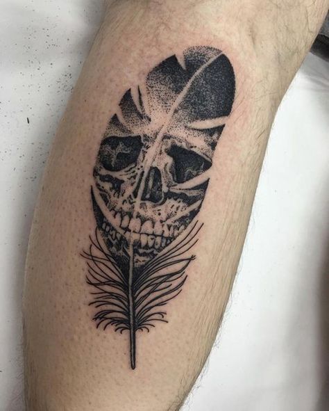 Oil Tattoo, Tato Jam, Tato Joker, Skull Face Tattoo, Skull Tattoos For Men, Pirate Skull Tattoos, Feather Ideas, Tato 3d, Deer Skull Tattoos