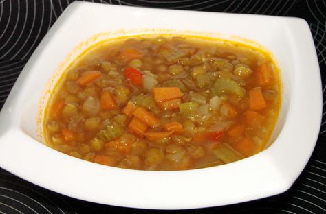 Ina Garten's  Lentil Vegetable Soup(Vegetarianized) Lentil Vegetable Soup Ina Garten, Ina Garten Lentil Soup, Lentil Sausage Soup, Lentil Vegetable Soup, Green Lentil, French Green Lentils, Ina Garten Recipes, Lentil Soup Recipes, Sausage Soup