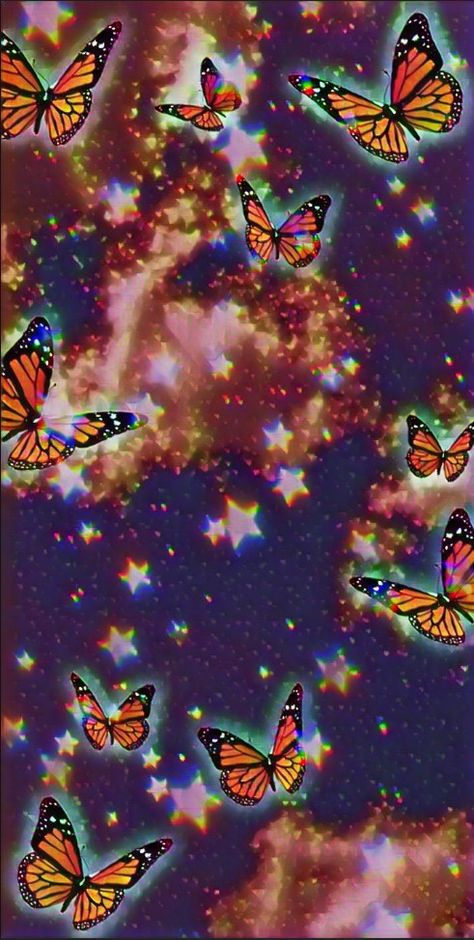 Ipad Wallpaper Butterfly, Vibey Backgrounds Trippy, Backgrounds Trippy, Vibey Backgrounds, Vibey Wallpapers, Lockscreen Photos, Moon And Sun Painting, Weird Wallpapers, Backgrounds For Instagram