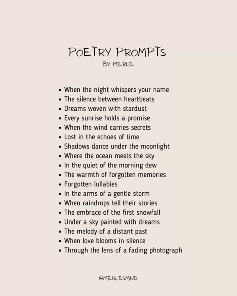 Things To Write About Poetry, Pretty Words To Use In Writing, Deep Poem Prompts, Poetry Starters Writing Prompts, Song Lyric Writing Prompts, April Poetry Prompts, Happy Poem Prompts, Tips To Write A Poem, Poetry Prompts About Love