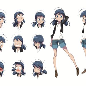 Ladybug Und Cat Noir, Expression Sheet, Ladybug And Cat Noir, Animation Character, Character Model Sheet, 얼굴 그리기, Ladybug Anime, Model Sheet, Poses References