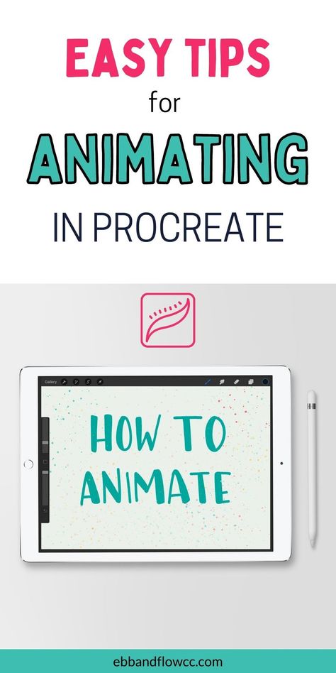 Get easy tips and learn how to animate on Procreate. You will be able to make simple animations in no time at all with this fun app. Make animations that are perfect for using on social media! Procreate Animation Ideas Easy, How To Animate Procreate, Procreate Animation Ideas, Animate On Procreate, How To Animate, Procreate Animation Tutorial, Procreate Projects, Procreate For Beginners, Ipad Learning