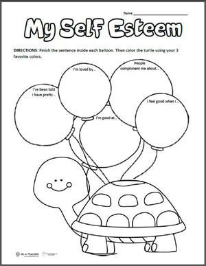 Free Printable of the Week: My Self-Esteem It’s important that kids have positive self-esteem that encourages them to try new things, overcome challenges and be happy! Free Self Esteem Worksheets Printables, Activities On Self Esteem, My Self, Self Esteem Activities For Kids Therapy, Building Self Esteem In Kids, Self Esteem Worksheets For Teens, How To Build A Childs Self Esteem, Self Esteem Kids, Positive Self Esteem