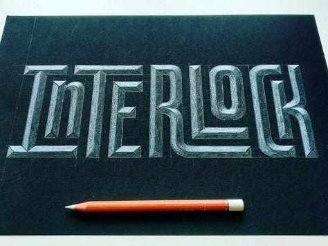 Interlock Horror Design, Lettering Styles, 31 Days, Global Community, Creative Professional, Typography, Quick Saves, Design