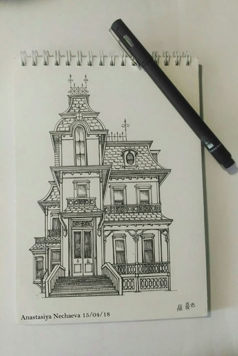 Pencil Sketches Of Buildings, Building Art Drawing Sketches, Pen Art Work Drawings, Building Sketch Simple Architectural Drawings, Building Drawing Simple, Building Sketches Simple, Small Sketchbook Ideas, Building Sketches, Micron Pen Art