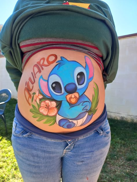 Painting On Pregnant Belly, Pregnant Painted Belly, Paint Pregnant Belly, Halloween Belly Painting Pregnant, Baby Belly Paintings, Pregnant Belly Painting Ideas, Body Painting Pregnant, Painted Pregnant Belly, Bump Painting Ideas