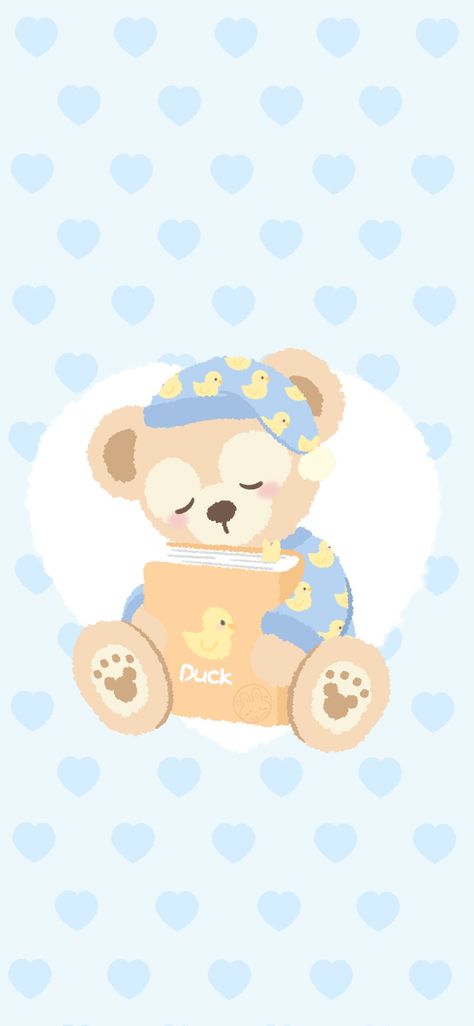 Bear Tumblr, Stella Lou, Duffy The Disney Bear, Disney Bear, Disney Phone Wallpaper, Friends Wallpaper, Abstract Iphone Wallpaper, Cute Doodle Art, Download Cute Wallpapers