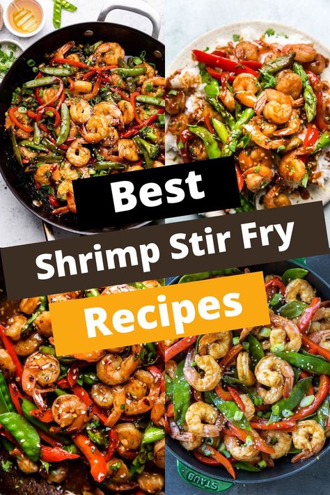 TOP 15 SHRIMP STIR FRY RECIPES FOR FLAVOR Shrimp Stir Fry Recipes Healthy, Stir Fry Recipes Shrimp, Shrimp Stir Fry Recipes Easy, Shrimp Stir Fry Recipes, Stir Fry Shrimp, Shrimp Stirfry, Seafood Stir Fry, Shrimp Stir Fry Recipe, Veggie Stir Fry Recipes