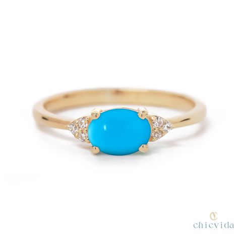 Excited to share the latest addition to my #etsy shop: Sleeping Beauty Turquoise Ring, East West Turquoise Engagement Ring, Diamond Cluster Ring, 14k Gold Pinky Ring, Wedding Anniversary Ring https://etsy.me/3cvp1St #rosegold #oval #straight #cluster #minimalist #no #b Turqoise Ring, Turquoise Engagement Ring, Turquoise Ring Engagement, Gold Pinky Ring, Diamond Cluster Engagement Ring, Engagement Ring Diamond, Gold Rings Fashion, Wedding Anniversary Rings, Natural Gemstone Jewelry