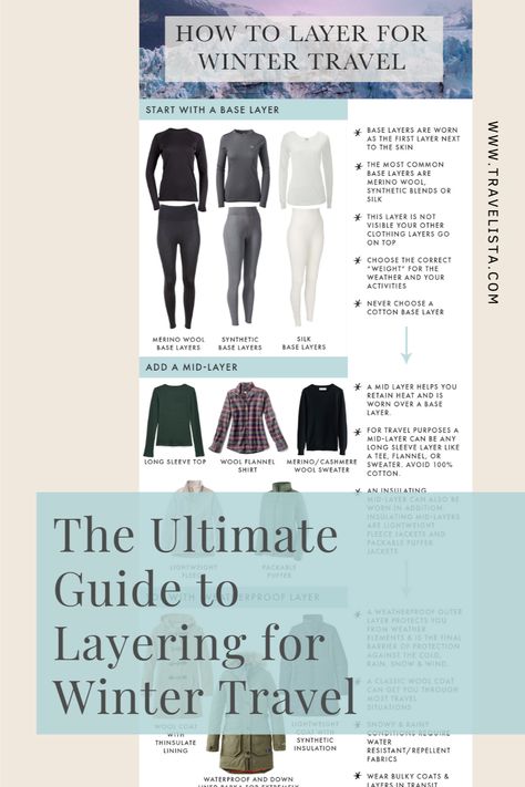 How To Pack Light For Cold Weather, How To Dress For Cold Weather, How To Layer For Cold Weather, Camping Outfits Cold, How To Layer Clothes For Winter, Freezing Weather Outfit, Winter Travel Wardrobe, Layering For Winter, Eurotrip Outfits