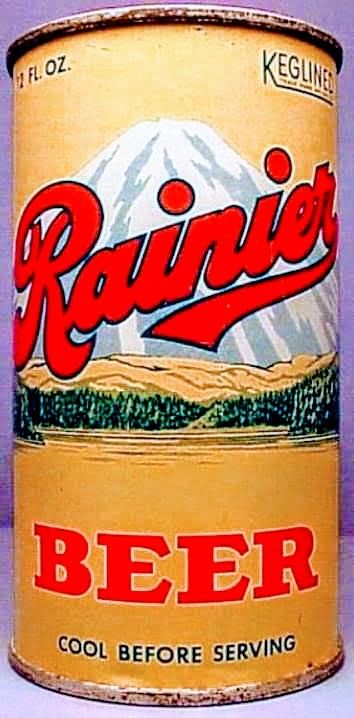 Rainier Beer, Mt Rainer, Beer Can Collection, Old Beer Cans, Vintage Beer Labels, Brewing Recipes, American Beer, Beer Brands, Beer Design