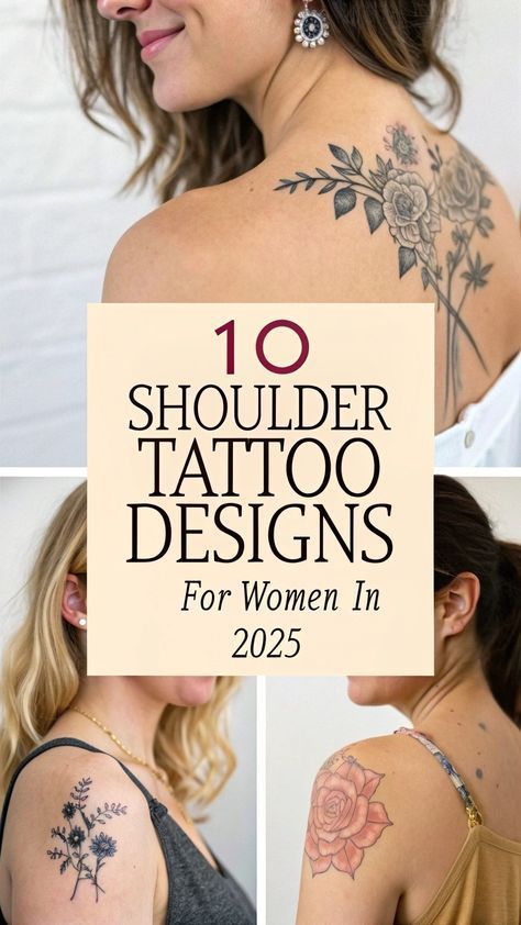 Women’s Shoulder Tattoos, Tiny Shoulder Tattoos For Women, Dainty Shoulder Tattoos For Women, Shoulder Tattoos For Women Elegant, Shoulder Tattoo Designs For Women, Simple Shoulder Tattoo, Top Of Shoulder Tattoo, Betta Fish Tattoo, Powerful Tattoo