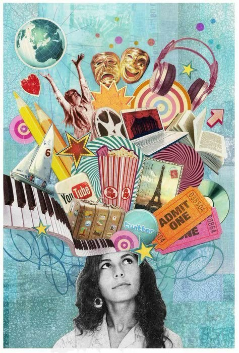 Starověký Egypt, Collage Portrait, Collage Art Projects, Magazine Collage, Collage Artwork, Creative Portfolio, School Art Projects, Identity Art, Collage Design