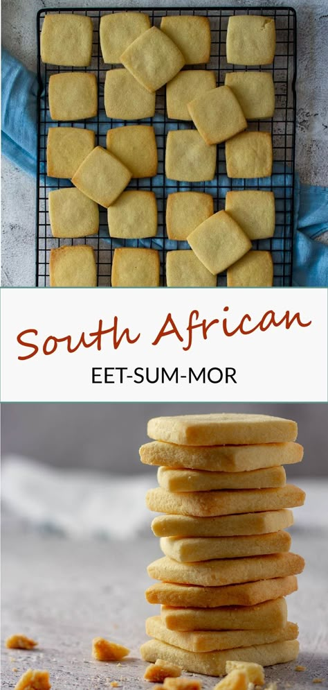 Eetsumor Biscuits Recipe, South African Biscuits Recipes, South African Biscuits, South African Biscuit Recipes, Eet Sum More Biscuits Recipe, African Cookies Recipes, South African Cookies, Klein Koekies Resepte, European Biscuits