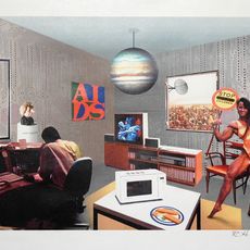 Richard Hamilton, Just what is it that makes today's home so different?, 1994 Color laser print 8 1/4 × 11 3/4 in 21 × 29.8 cm Edition of 5000  British, 1922-2011 Considered one of the founders of pop art Richard Hamilton Pop Art, Richard Hamilton, James Rosenquist, Claes Oldenburg, Istoria Artei, Art Terms, Jasper Johns, Collage Artwork, Famous Art