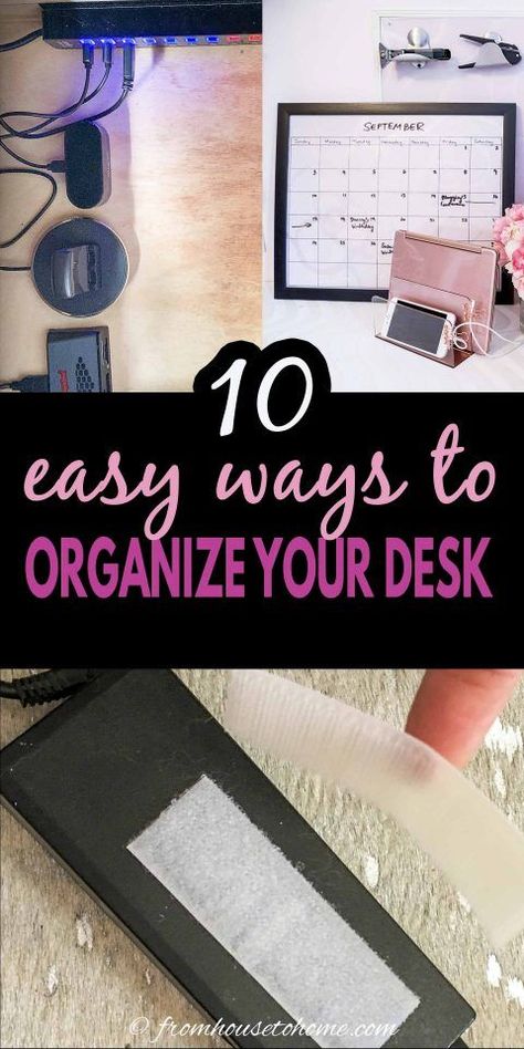 Desk Organization No Drawers, Pegboard Baskets, Small Office Organization, Desk Organization Ideas, Magnetic Spice Tins, Diy Clipboard, Gold Office Supplies, Organized Desk, Rose Gold Office