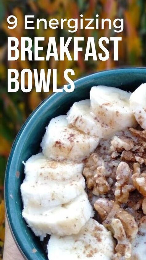 So good, you'll want these for breakfast, lunch or dinner! Protein Breakfast Bowls Make Ahead, Power Bowls Breakfast, Savory Breakfast Bowls, Breakfast Bowl Ideas, Breakfast Bowl Recipes, Greek Yogurt Breakfast Bowl, Yogurt Breakfast Bowl, Greek Yogurt Breakfast, Healthy Breakfast Bowl