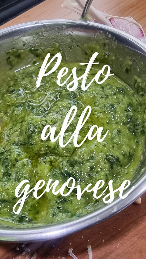 The best pesto recipe on the Internet! This pesto alla genovese recipe is great for tiny living Pesto Genovese Recipe, Best Pesto Recipe, Best Pesto, Hearty Breakfasts, Green Pesto, Pesto Recipe, Cooking Equipment, Hearty Breakfast, Tiny Kitchen