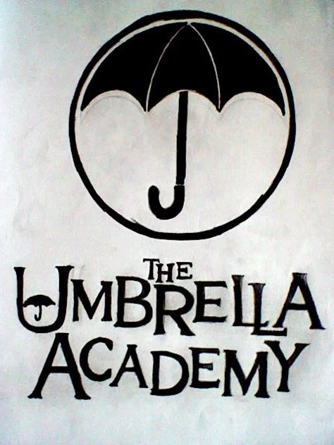 Academia Umbrella, Academy Umbrella, Academy Logo, Under My Umbrella, Music Tattoos, Umbrella Academy, My Chemical Romance, Over It, Serie Tv