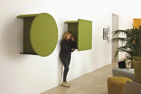 Phone Boot, Coworking Space Design, Phone Booth Office, Ideas Habitaciones, Open Space Office, Office Pods, Commercial Office Furniture, Telephone Booth, Office Space Design