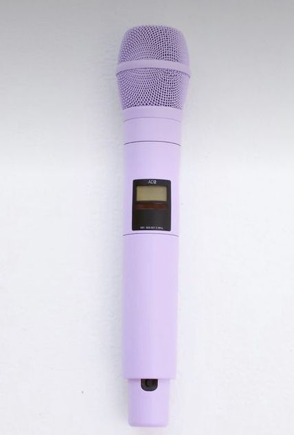 Light Purple Microphone, 5 Microphones Kpop, Mics For Singing Kpop, Microphone Shifting, Kpop Dr Microphone, Kpop In Ear Monitor, Microphones Kpop, In Ear Monitors Kpop Shifting, Colored Microphone