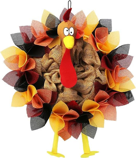 Turkey Decorations Fall Door Hanger#TurkeyTime#GiveThanks Thanksgiving Turkey Decor, Turkey Decorations, Thanksgiving Door Decorations, Thanksgiving Door Hanger, Turkey Door, Room Door Decorations, Turkey Wreath, Turkey Decor, Turkey Crafts