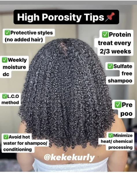 Hair Growth Tips For High Porosity Hair, Hair Mask For High Porosity Hair, High Porosity Hair Oils, How To Treat High Porosity Hair, High Porosity Hair Care Routine, High Porosity Hair Routine, Oils For High Porosity Hair, 4c High Porosity Hair Products, Low Porosity Vs High Porosity Hair