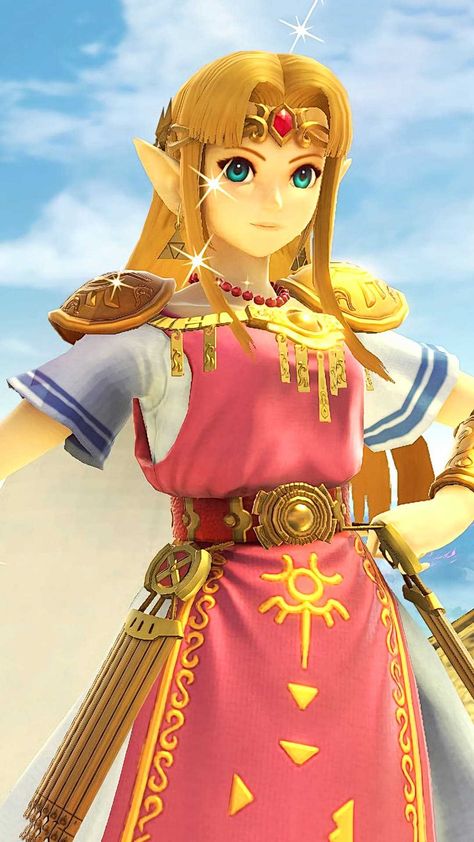 Ssbu Zelda, Zelda Ssbu, Cute Zelda, Zelda Pictures, Link Between Worlds, Icons Random, Smash Ultimate, Princesa Zelda, Nintendo Princess