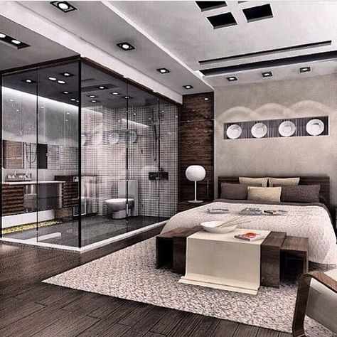 Urban Interior Design, Suite Master, Best Home Interior Design, House Ceiling Design, Urban Interiors, Ceiling Design Modern, Beautiful Houses Interior, Modern Bedroom Design, Awesome Bedrooms