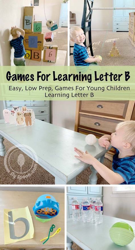 Letter B Science For Preschoolers, B Letter Activities, Letter B Theme Preschool, Letter B Games For Preschool, B Letter Activities For Preschool, Letter B Activity For Preschoolers, Letter B Toddler Activities, Letter B For Toddlers, B Preschool Activities