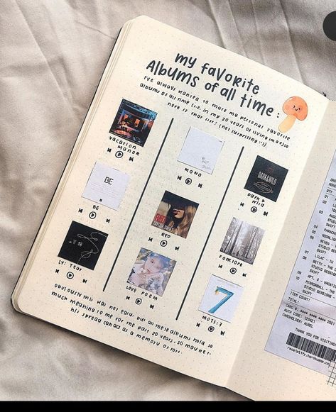 Tv Journal, Cer Nocturn, Journal Inspiration Writing, Music Journal, Bulletin Journal Ideas, Pretty Journals, Art Journal Therapy, My Bf, Bullet Journal Design Ideas