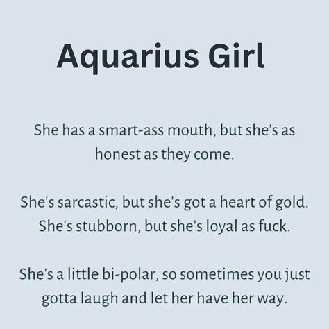 Month Personality, Aquarius Funny, Aquarius Girl, Libra Pisces, Aquarius Aesthetic, Capricorn Leo, Virgo Aries, January Baby, Aquarius Traits