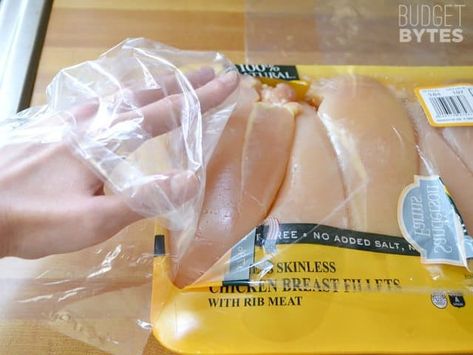 Freeze Chicken, Chicken Parts, Freezing Chicken, Costco Chicken, Raw Chicken Breast, Rib Meat, Budget Bytes, Bariatric Eating, Chicken Breast Fillet