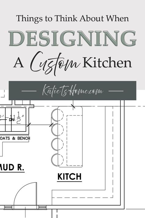 Things to Think About When Designing a Custom Kitchen Kitchen Renovation Checklist, Kitchen Blueprints, Interior Design Tips And Tricks, Single Wall Kitchen, Custom Home Build, Design Tips And Tricks, Kitchen Layout Ideas, Worst Feeling, White Kitchen Sink