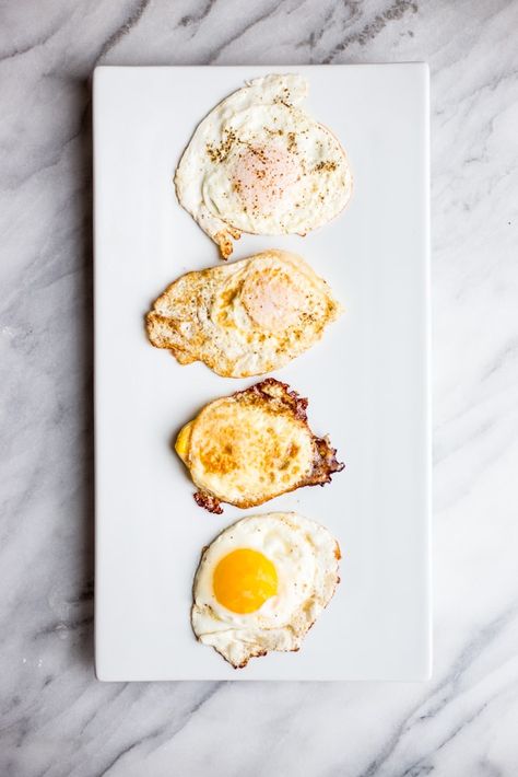 Perfect Over Medium Egg, How To Make Perfect Over Easy Eggs, Fried Eggs, How To Cook A Sunny Side Up Egg, Over Medium Eggs How To Cook, Sunny Side Up Eggs, Perfect Sunny Side Up Eggs, Eggs Sunny Side Up, Fried Sunny Side Up Eggs