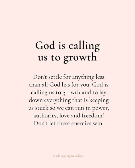 Christian Beauty, Faith Growth, Christian Women Quotes, Growing And Glowing, Bible Affirmations, Spiritual Growth Quotes, Grow Your Faith, Jesus Help, Reflective Practice