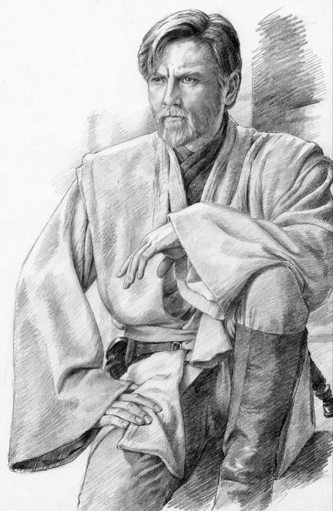 Obi-Wan Anakin Sketch, Celebrity Sketches, Star Wars Art Drawings, Drawing Ideas Creative, Jedi Art, Star Wars Painting, Anakin Vader, Drawing Stars, Star Wars Drawings