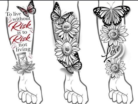 Full Sleeve Tattoo Black Woman, Forearm Tattoos For Women Meaningful, Forearm Sleeve Tattoos For Women Unique, Female Forearm Tattoo Ideas, Women Forearm Tattoo, Floral Half Sleeve Tattoo, Sleeve Tattoo Ideas For Women, Tattoo Therapy, Delicate Tattoos For Women