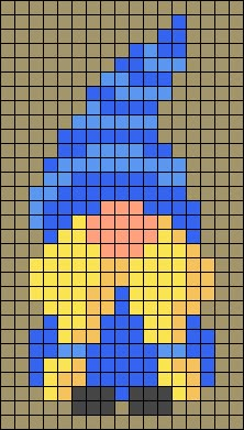 Gonk Hama Beads, Gnome Alpha Pattern, Pixel Gnome, Gnome Perler Bead Patterns, Gnome Blanket, Pixel Quilting, Tiny Cross Stitch, Diy Perler Bead Crafts, Motifs Perler