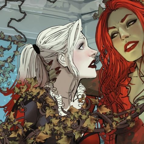 Harley Quinn Redesign, Harvey Quinn, Harley Ivy, Poison Ivy Comic, Stjepan Sejic, Comic Women, Harleen Quinzel, Harley Quinn Artwork, Superhero Comics