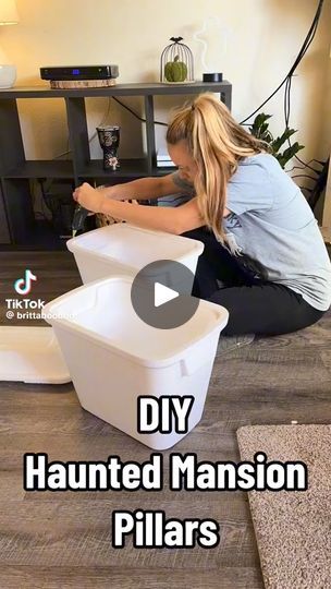 227 reactions · 27 shares | Cool creepy columns #diy | Marissa Casey Jones | Marissa Casey Jones · Original audio Haunted Mansion Diy, Haunted Mansion Party, Mansion Party, Casey Jones, Haunted Mansion, Halloween Diy, Halloween Decor, Mansion, Audio