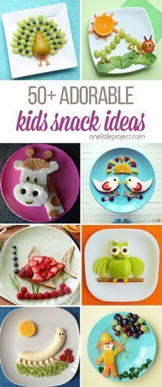 These snack ideas are ADORABLE! Some people are so clever! I never would have thought of all of these amazing food art ideas, but they really are creative! Food Art Lunch, Kids Snack Ideas, Kids Party Treats, Lunch Healthy, Food Art For Kids, Breakfast Party, Amazing Food Art, Creative Food Art, Cute Snacks