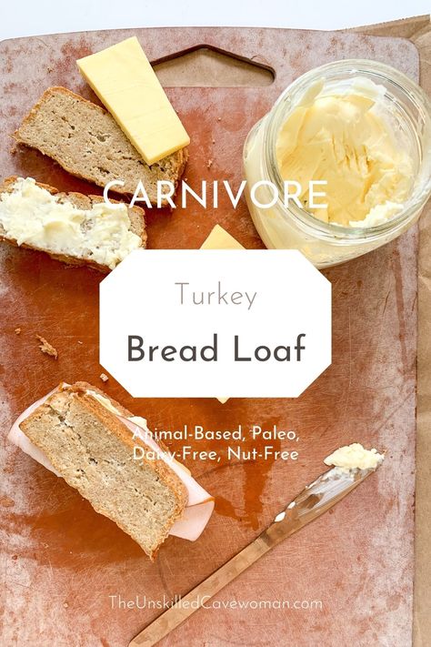 Carnivore meat bread is here! It's 100% nut-free and free of grain-free flours. ⁠ ⁠ This animal-based loaf takes a few steps to make, but all steps are super fast and simple. ⁠ ⁠ #grainfreebaking #glutenfreebaking #carnivorediet #animalbaseddiet #ab #paleodiet #lowcarb Turkey Bread, Homemade Refrigerator Pickles, Meat Bread, Make Lunch, Bread Substitute, Empanada Recipe, Homemade Mayo, Bread Alternatives, Paleo Bread