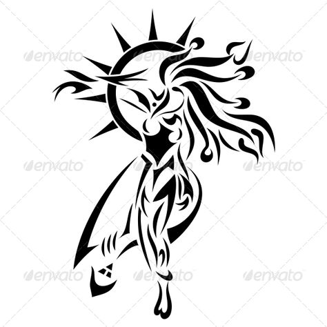 Tribal Abstract of Natraj - Dancing Lord Shiva  #GraphicRiver         High quality vector with smooth curves and sharp edges.  	 This vinyl ready lord shiva hindu religious vector design clip art is ideal for screen, offset, digital and large format printing, These are also used for digital screens, routing, engraving, carving, stencils and embroidery etc.  	 - available in version EPS, JPG Shivparvati Tattoo, Natraj Tattoo, Nataraja Tattoo, Ship Sketch, Lord Shiva Sketch, Simple Arm Tattoos, Carving Stencils, Dancing Shiva, Imagination Art