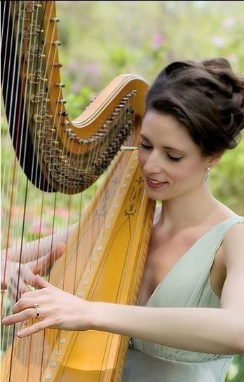 Harp Player, Midnight Blue Wedding, Classical Musicians, Summer Garden Party, Music Life, Fantasy Photography, Tea Party Garden, Musical Art, Music Images