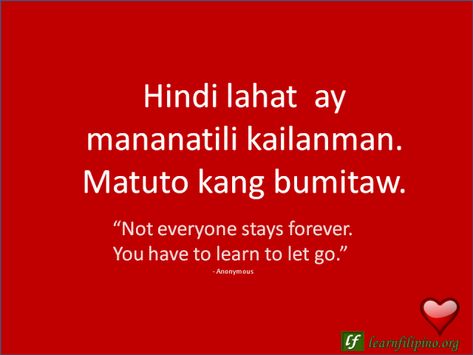 Filipino Love Quotes - Learn Filipino English To Tagalog, Tagalog Vocabulary, Learning Tagalog, Learn Filipino, Learn Tagalog, Bisaya Quotes, English Captions, Asian Languages, Filipino Language